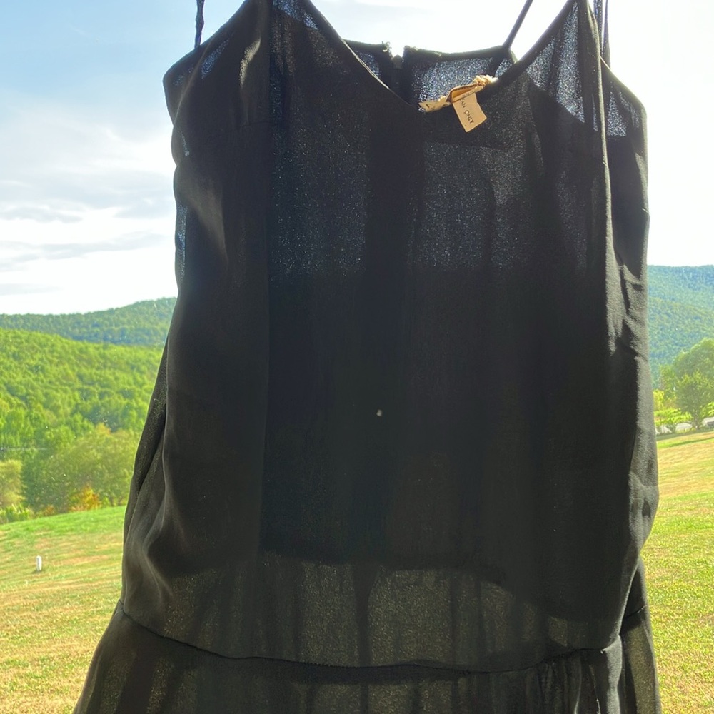 B Altman Noel Sophisticates Vintage Black Dress Sheer ILGWU - Picture 8 of 9